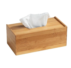 Natural Bamboo Tissue Holder-Health-Safe <b>Laminated</b> Design for Home or Office VIET FARGIMEX - Product Image 3