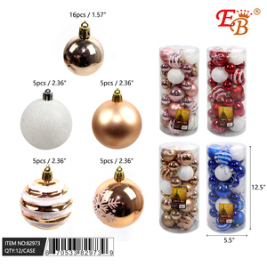 Juego de 36 Adornos Navideños de Lujo, Hechos a Mano, Colgantes de PVC, Tamaño Personalizado, Impresión por Sublimación, Decoraciones para el Hogar, Viene en Caja - Product Image 1