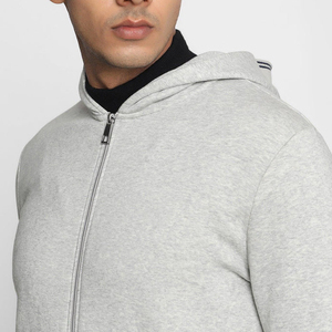 Sweat à capuche en molleton de coton 100% doux et confortable, avec impression 3D du logo brodé, méthode d'impression hivernale. - Product Image 3