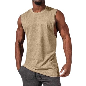 Custom Logo <b>Vest</b> <b>Mens</b> Cut off Tank Top Bodybuilder Clothing Breathable Tanktop For <b>Men</b> Male Gym Top <b>Stringer</b> Gym Singlet - Product Image 4