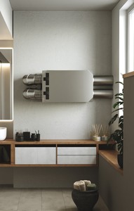 Unité de ventilation à récupération de chaleur contre-courant BSK NOTUS HV Slim 375 M/h, configuration de flux d'air à 8 voies, design moderne, bureau, garantie 2 ans - Product Image 3