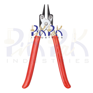 Alicates de punta redonda paralela, mordazas de PVC, manijas de 203mm, 8 ", herramientas de fabricación de joyas para reloj, envoltura de flexión óptica, artesanía DIY - Product Image 3