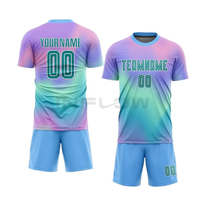 Uniforme de equipo de partido de primaria estadounidense de alta calidad 100% poliéster ropa de fútbol personalizada de fábrica sublimación y camiseta de fútbol - Product Image 6