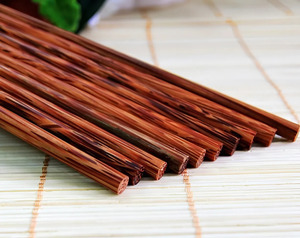 Handcrafted Coconut <b>Chopsticks</b>: Unique Grain, Elegant Dining, Eco-friendly VIET FARGIMEX - Product Image 1