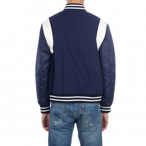 Men Spring 2026 Baseball Jackets Casual <b>Coat</b> Striped Long Sleeve Zipper Stand Collar All-match Youth Casual Varsity Jacket - Product Image 3