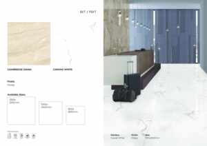 Dalles de sol en porcelaine brillante 1200x1200, solution élégante pour les murs et les sols - Product Image 3