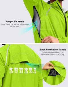 Mens High Visibility <b>Yellow</b> Silver Reflective <b>Waterproof</b> ANSI Class 2 LED Flash Logo Work <b>Jacket</b> Cotton Material for - Product Image 4