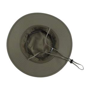 Custom Logo Outdoor Wide Brim Boonie Fisherman Bucket Hat Waterproof UV Protection String Resistant for <b>Hiking</b> Daily Travel Use - Product Image 6