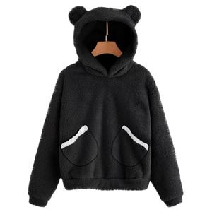 Sudaderas con Capucha para Mujer, 100% Algodón, Ecológicas, Transpirables, Personalizables, Cálidas para Otoño e Invierno, de Manga Larga, Forro Polar - Product Image 1