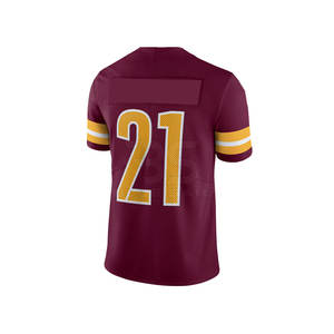 Maillot de football américain personnalisé respirant grande taille haut imprimé nom de l'équipe numéro pour hommes femmes maillot de fan de football - Product Image 2