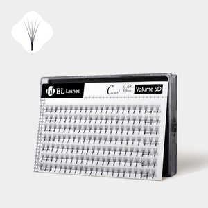 Cils volumineux 5D en fibres PBT coréennes de haute qualité, faux cils naturels, longueurs mixtes 7mm 20mm CC DD CD LU 3D 2D Volume Russe - Product Image 1