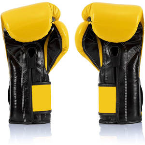 Guantes de boxeo de cuero profesionales personalizables Patrón impreso de 8oz para adultos y niños para entrenamiento vocacional - Product Image 6