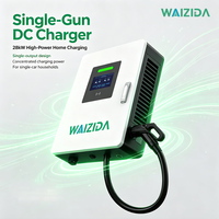 Nouveau chargeur rapide DC pour VE 28 kW 240 V monophasé 480 V (version améliorée) CCS1 NACS OCPP mural pour l'Amérique du Nord, pour parkings, flottes et applications de stationnement