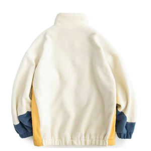 Meilleure vente OEM de haute qualité veste Sherpa en polaire surdimensionnée pour l'hiver avec logo personnalisé nouvelles vestes Sherpa à la mode pour hommes - Product Image 2