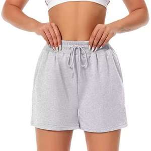 Wholesale Custom Running <b>Women</b> Fleece <b>Shorts</b> New Arrival Cotton Denim Fleece Plus Size <b>Women</b> Fleece <b>Shorts</b> <b>Women</b> <b>Shorts</b> - Product Image 6