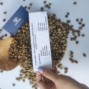 100% เมล็ดกาแฟออร์แกนิก Robusta และ arabica สีเขียวคั่วเวียดนามเกรด1หน้าจอ13 16 18ราคาดีที่สุด + 84931615449 - Product Image 4