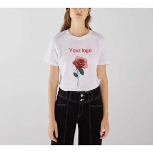 Camiseta Básica de Cuello Redondo para Mujer, Camiseta Informal de Algodón Suave, Ajuste Cómodo, Ligera, para Uso Diario - Product Image 6