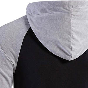 เสื้อฮู้ดสำหรับผู้ชายทรงสลิมฟิตดีไซน์สตรีทแบบเรียบง่ายปรับได้ดีไซน์แบบมืออาชีพ - Product Image 4