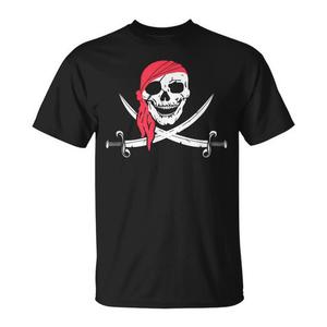Camiseta Promocional de Halloween con la Bandera Pirata de Jolly Roger y Calico Jack - Product Image 1