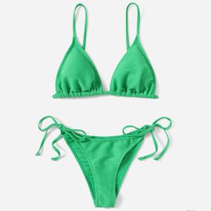Ensembles de bikinis, maillots de bain, bikinis personnalisés avec logo, maillots de bain, impression par teinture, vente chaude, bikinis rembourrés push-up pour femmes, combinaisons 2 pièces - Product Image 1