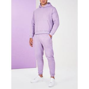 Conjunto Deportivo de Invierno para Hombre de Alta Calidad al por Mayor, Transpirable, con Forro Polar de Dos Tonos, Sudadera con Capucha y Pantalones Deportivos Personalizados - Product Image 1