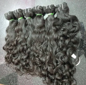 Paquet de tissage de cheveux raides ondulés Fournisseurs de cheveux humains Vente en gros de cheveux naturels vierges Top de vison brut non transformé indien en vrac - Product Image 3