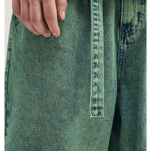 กางเกงคาร์โก้สำหรับผู้ชาย,กางเกงผ้าฝ้ายผ้ายืดสำหรับใส่กลางแจ้งกางเกงขากว้างกางเกงทำงานทรงหลวมพิมพ์ลายโลโก้แบบกำหนดเอง - Product Image 2