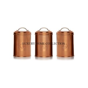 หม้อโลหะสำหรับตกแต่งในครัวแบบใหม่ทันสมัยพร้อมพื้นผิวทนทานและคุณสมบัติอเนกประสงค์สำหรับการจัดเก็บสินค้าแห้งอย่างมีสไตล์ - Product Image 2