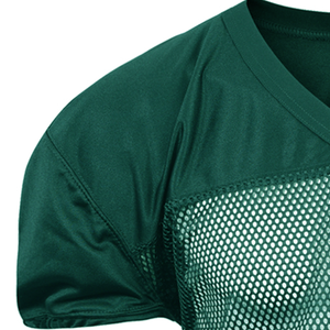 2025 verano último diseño recortado malla Boxy hombres camisetas 100% poliéster camiseta de fútbol - Product Image 6