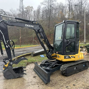 Maquinaria Pesada para Movimiento de Tierras, Mini Excavadora Hidráulica de Orugas JOHN DEEREE 35G, 14-15 Toneladas, Motor, Rodamientos, Caja de Cambios, Precio al por Mayor - Product Image 1