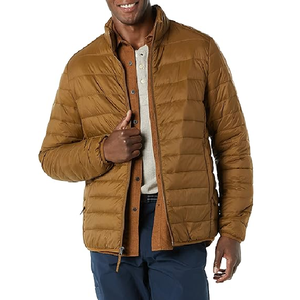 Men's Stylish Winter Quilted <b>Jacket</b> High Quality Customized Design Solid Color <b>Waterproof</b> Breathable Hooded <b>Light</b> OEM Service - Product Image 5