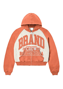 Sudadera con Capucha Personalizada con Impresión y Bordado, Transpirable, Gruesa, de Algodón Grueso, Tejido Lavado, Corte Holgado - Product Image 6