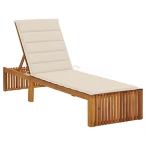 Chaise longue en bois massif de haute qualité avec design résistant au soleil Meubles d'hôtel d'Indonésie Excellent prix - Product Image 1