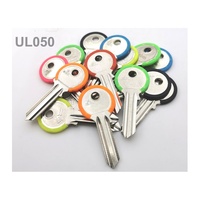 UL050 Clé à tête ronde en plastique personnalisée Clé de maison de couleur vierge pour duplication pour couper