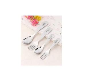 Fourchette à dessert lisse en acier inoxydable à bas prix Fourchette en acier inoxydable de qualité alimentaire pour couverts réutilisables - Product Image 6