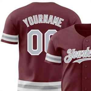 Baseball Jersey for Unisex Pakistan Made Best Quality Wholesale Customized Team Name & Brand V-neck Breathable Quick Dry - Product Image 2