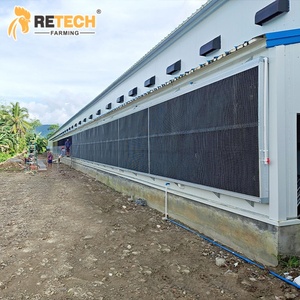 Retech Farming Modern Chicken House Broiler Cage Poultry Farm Equipment with <strong>Environment</strong> <strong>Control</strong> <strong>System</strong> - Product Image 6