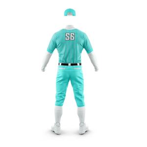 Ensembles d'uniformes de baseball en polyester léger de la meilleure conception, uniformes de baseball respirants personnalisés avec impression de logo, vente à chaud - Product Image 4
