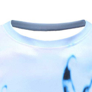 T-shirt de sublimation en matériau solide personnalisé Offre Spéciale T-shirt de sublimation en coton et polyester en bas quantité minimale de commande - Product Image 3