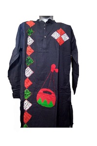 Kurta traditionnel classique pour hommes parfait pour les cérémonies de mariage hommes élégants Kurta pyjama ensemble ethnique vêtements de fête et de fête - Product Image 2