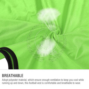 Chaleco de Entrenamiento de Fútbol Personalizado Colorido, 100% Poliéster, Secado Rápido, Transpirable, Alta Calidad, Precio Económico - Product Image 2