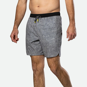 Pantalones cortos de poliéster para hombre con estampado personalizado de alta calidad, diseño OEM ecológico para entrenamiento, Fitness, deportes atléticos, correr, sólido - Product Image 4