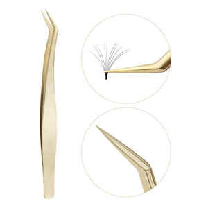 Nouvelle pince à cils d'isolation spéciale meilleure qualité Logo personnalisé pince à cils professionnelle en acier inoxydable pour isoler les cils - Product Image 4