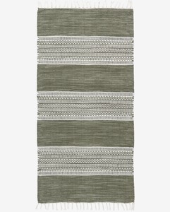 Alfombras de algodón 100% hechas a mano para la habitación de los niños, tapete chino lavable, color beige, Kilim, Punja tejida - Product Image 1