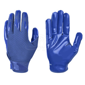 Guantes de fútbol americano de marca privada Guantes de fútbol americano de fabricación profesional de calidad superior en logotipo personalizado al por mayor - Product Image 1