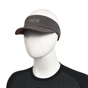 Visor FOLDY <b>Grey</b> Breathable Sports <b>Cap</b> - Product Image 1