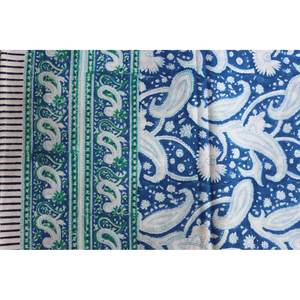 Mantel Rectangular de Algodón 100% con Estampado Floral Hecho a Mano en India, 152*228cm, para Hogar u Hotel, Cubierta de Mesa de Marca, Venta al Por Mayor - Product Image 2