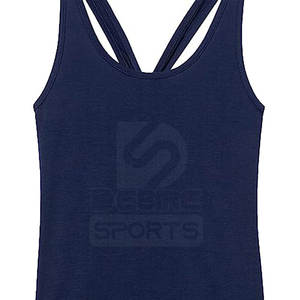 Camisetas sin Mangas Casuales de Alta Calidad para Mujer, Corte Ajustado, Tejido de Lona Personalizado en la Parte Delantera, Transpirable, Ecológico y de Secado Rápido - Product Image 5