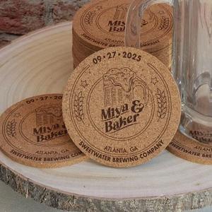 แผ่นรองแก้วเซรามิกทรงกลมแบบคลาสสิก ทำจากไม้ธรรมชาติ พิมพ์ลายได้ตามต้องการ เป็นมิตรกับสิ่งแวดล้อม พร้อมความหนาที่ปรับแต่งได้สำหรับเครื่องดื่ม - Product Image 5