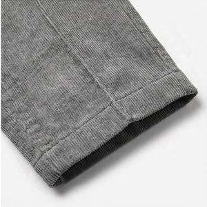 กางเกงขายาวผู้ชายผ้าลูกฟูกยืดหยุ่นเอวแบบยางยืด ป้องกันริ้วรอย  กระเป๋าข้างแบบซิป  ผ้าเนื้อนุ่ม  ผ้าฝ้าย 100%  สีตามสั่ง - Product Image 6